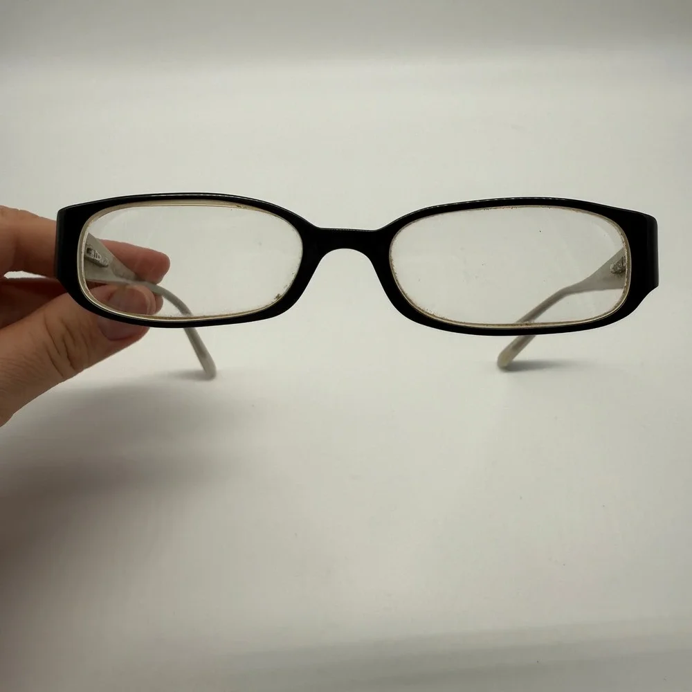 Vintage Guess Eyeglasses Women Black GU2093 Rectangular Logo *FRAMES ONLY*